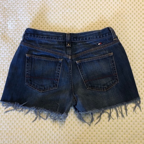 VINTAGE HILFIGER CUTOFFS WOMENS EST SIZE 8 - Picture 1 of 11